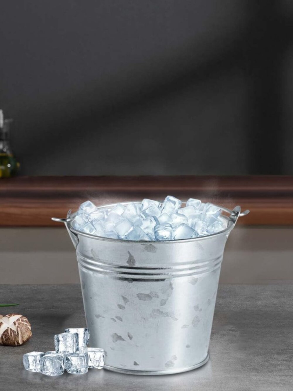 8 Pack Galvanized Metal Buckets with Handle Ice Pails for Plants, Succulents, Pa - Picture 5 of 7